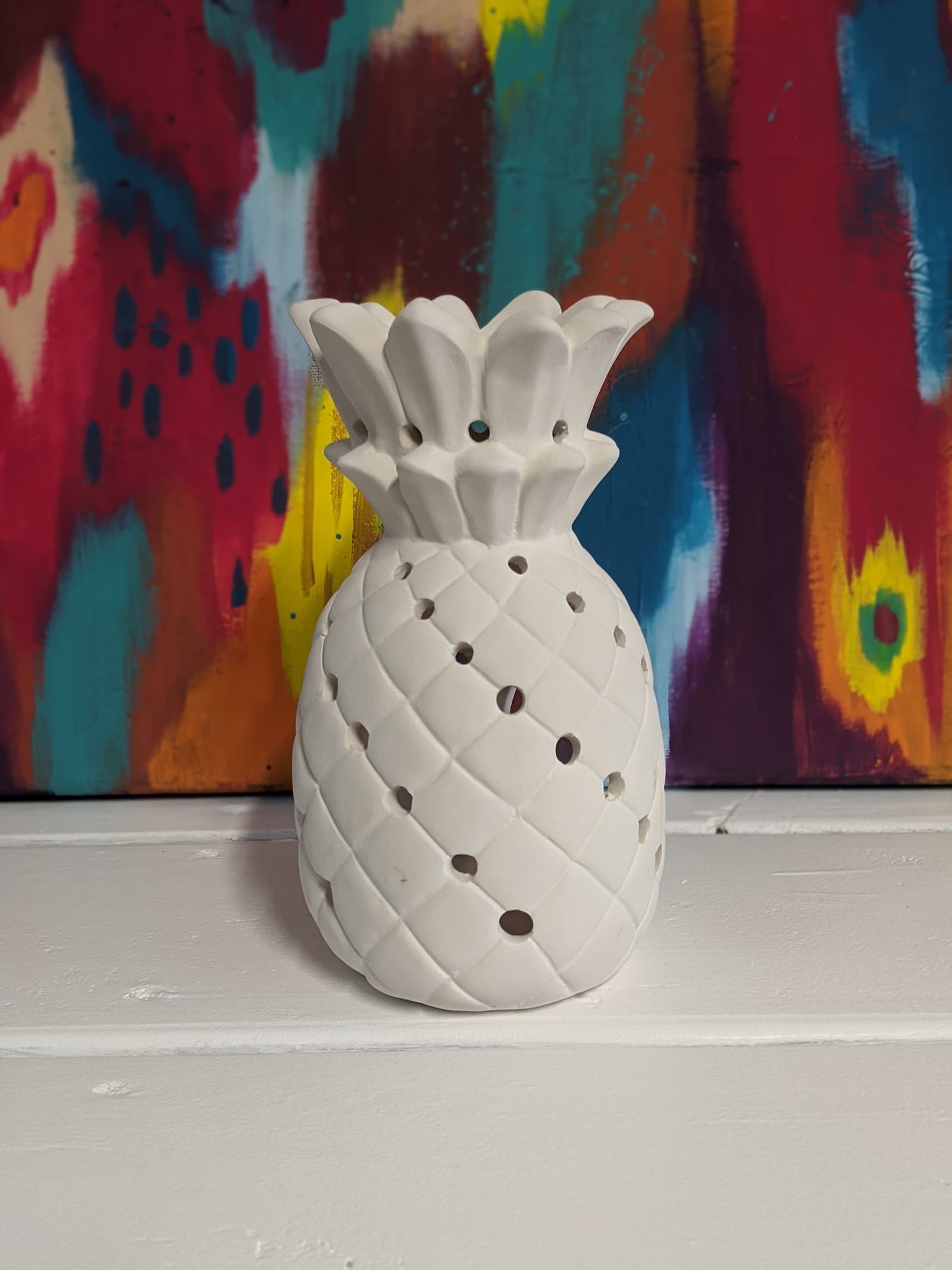 pineapple pottery painting